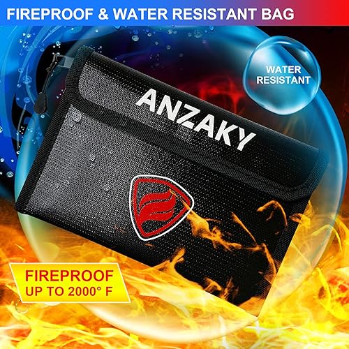 Miniatura 6 de Marco de Fotos con Caja Fuerte de Diversión con Bolsa de Dinero Ignífuga e Impermeable, Almacenamiento de Objetos Valiosos, Seguridad del Hogar,