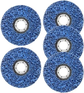 5 PCS 4-1/2" x 7/8" Strip Discs Clean Stripping Wheel for Angle Grinder Clean Paint Rust Weld Oxidation