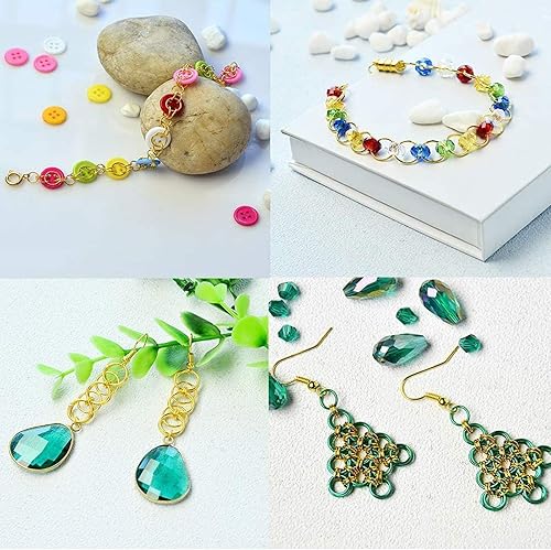 Miniatura 7 de PH PandaHall 1070 anillos divididos de plata de 6 tamaños, anillos de hierro dobles para joyería de bricolaje, collares, pulseras, aretes, joyería