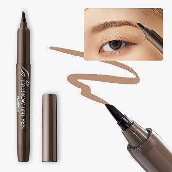 Long-lasting, Waterproof Tattoo Tint, Creates Natural Looking Brows, Super Soft Applicator | PASSIONCAT 2X Eyebrow Tint No.2 Natural Brown