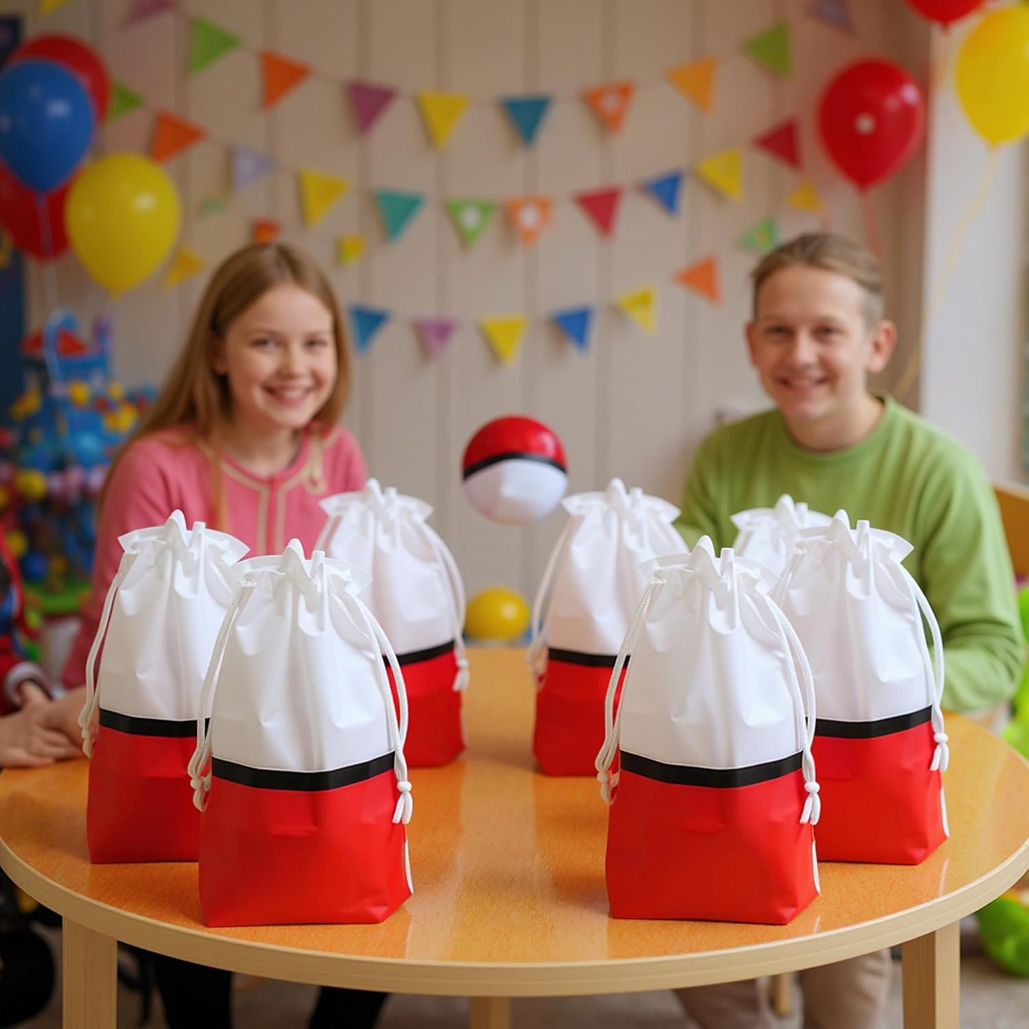 Eylola 48PCS 6.3 x 9 Inch Cartoon Animation Party Gift Bags Birthday Party Supplies Cartoon Animation Gift Candy Bags - Image 4