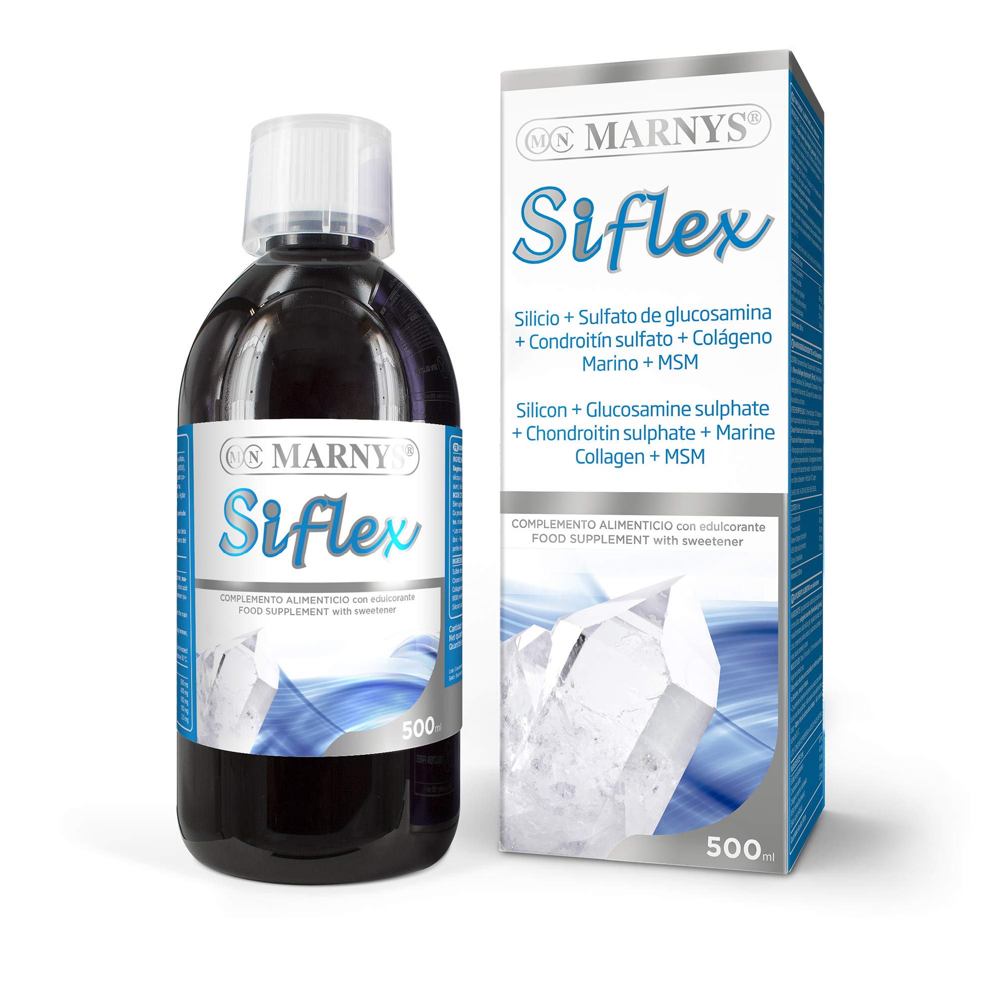 Marnys Siflex Silicio Biodisponible, Colágeno Marino y MSM 500 ml