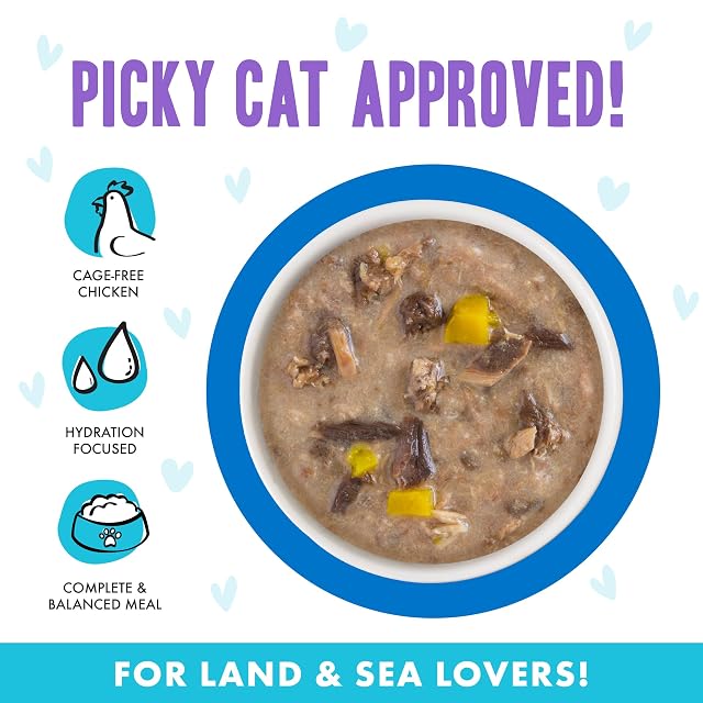 Foto 3 de 8 de Weruva B.F.F. OMG - Best Feline Friend Oh My Gravy! Comida húmeda Natural sin Cereales para Gatos enlatados…