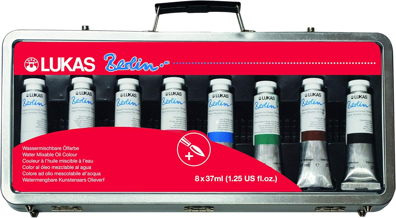 Lukas Berlin PRO Artists WaterMixable Oil Color Suitcase