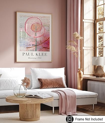 Miniatura 6 de Poster Master Póster vintage de Paul Klee Impresión retro floreciente Arte de flores rosas Arte abstracto Regalo para hombres y mujeres