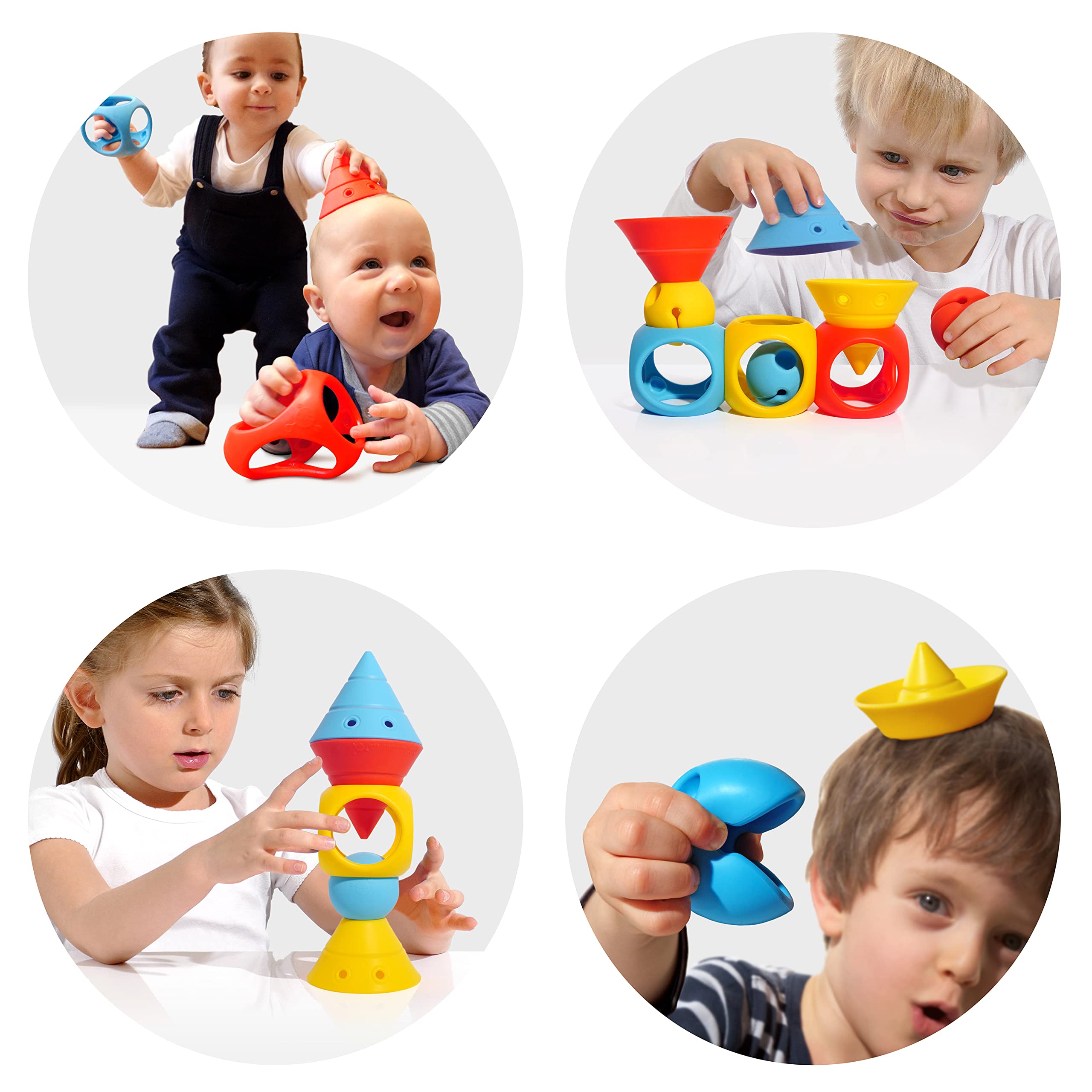 MOLUK 2843430 Genius Educational Toy Construction Game Building Blocks Soft Silicone 0+ Months | Konstruktionsspielzeug, Lernspielzeug