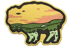 O'Houlihans Buffalo Great Plains Prairie Embroidery Patch