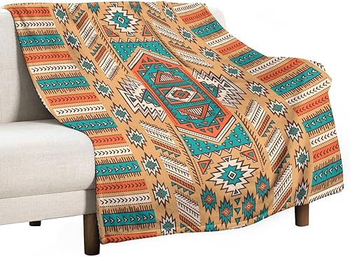 Miniatura 9 de Manta de tiro floral retro de los años 70, estilo bohemio, ondulado, geométrico, hippie, lindas flores, amarillo y naranja, manta con estampado