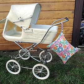 ALVABABY 3pcs Cloth Diaper Wet Dry Bags Waterproof Reusable with Two Zippered Pockets Travel Beach Pool Daycare Soiled Baby Items Yoga Gym Bag for Swimsuits or Wet Clothes 3L-ZM18A