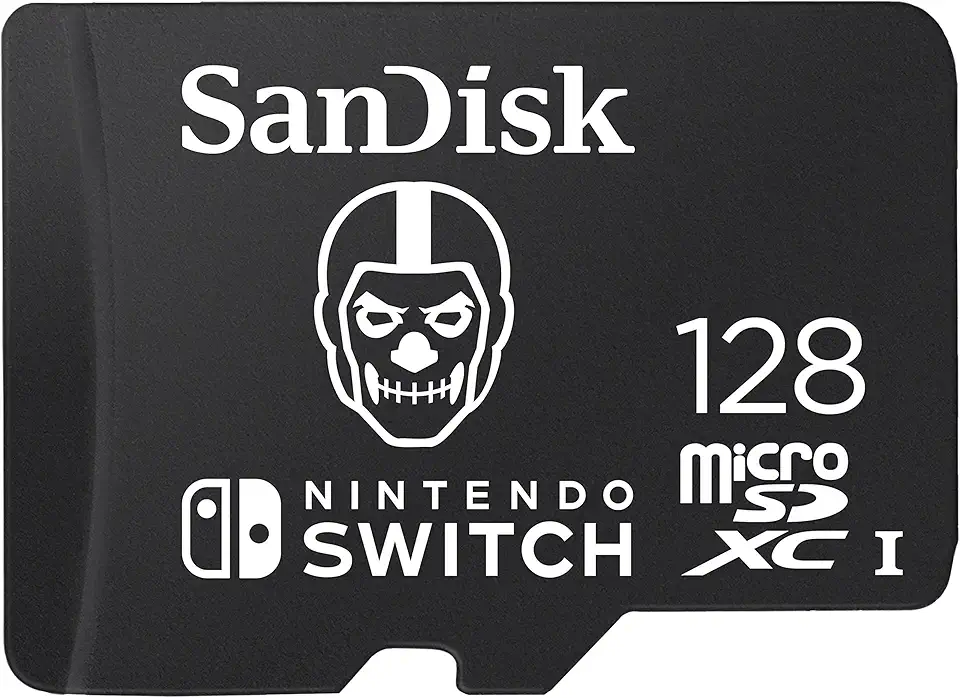 SanDisk Cartão microSDXC de 128 GB licenciado para Nintendo Switch, edição Fortnite - SDSQXAO-128G-GN6ZG