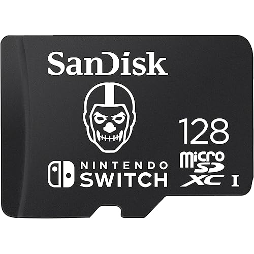 SanDisk 128GB microSDXC Card Licensed for Nintendo Switch, Fortnite Edition - SDSQXAO-128G-GN6ZG