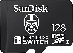 SanDisk 128GB Fortnite MicroSDXC Card for Nintendo Switch, Nintendo Licensed Memory Card, Up to 100MB/s UHS-I Class 10 U3