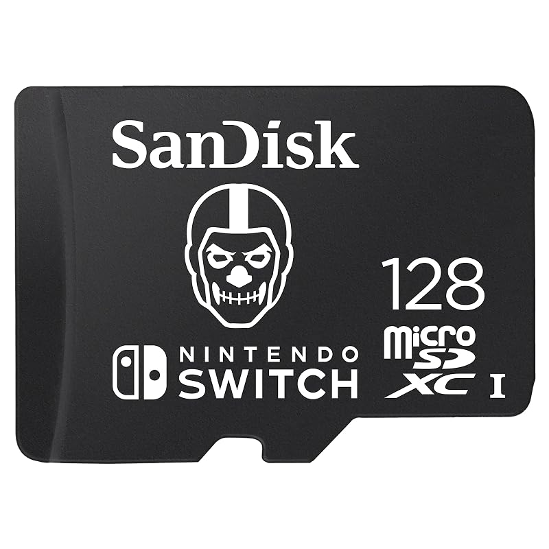 SanDisk 128GB microSDXC Fortnite, licenza ufficiale Nintendo Switch — per chi ha la Switch sempre piena