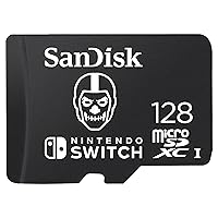 SanDisk 128GB Fortnite microSDXC Scheda per Nintendo Switch, Scheda di memoria con Licenza Nintendo
