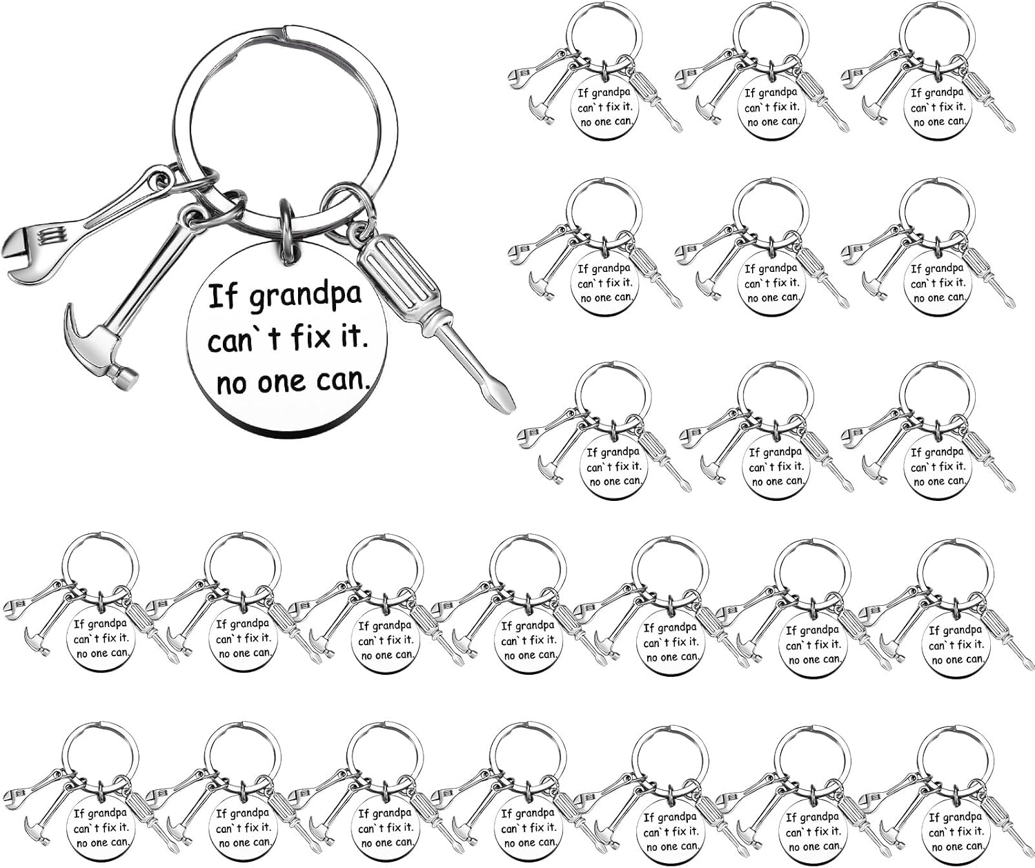 Dad Grandpa Papa Uncle Mom Keychains Bulk Gift