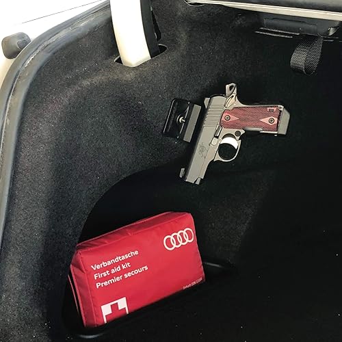 Miniatura 5 de Soporte magnético para pistola, súper fuerte, funda magnética para pistola | Plástico de polipropileno resistente a los arañazos | Soporte para