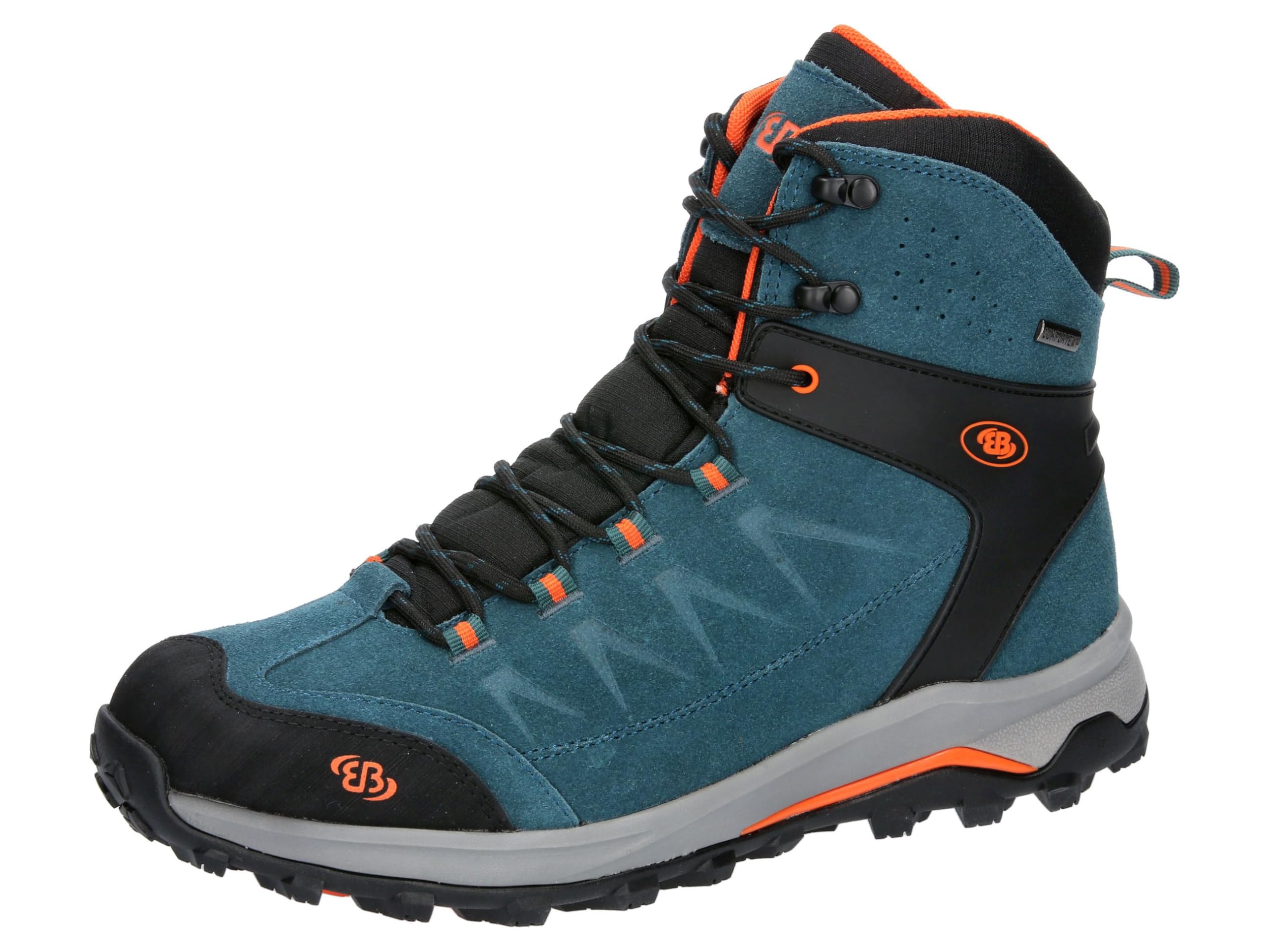 Brütting Men's Mount Chester High Trekking Boots, Petrol Orange, 12 UK