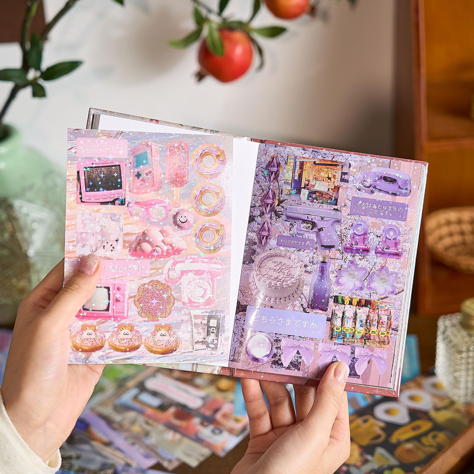 45 arkuszy japońska naklejka retro, naklejka w stylu komiksowym, naklejki do scrapbookingu, różne motywy, do scrapbookingu, pamiętników, planerów DIY i dekoracji etui na telefon komórkowy