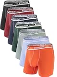 Cotton Dual Pouch Men's Underwear Comfortable Soft Breathable Everyday Boxer Briefs for men 7 Pack