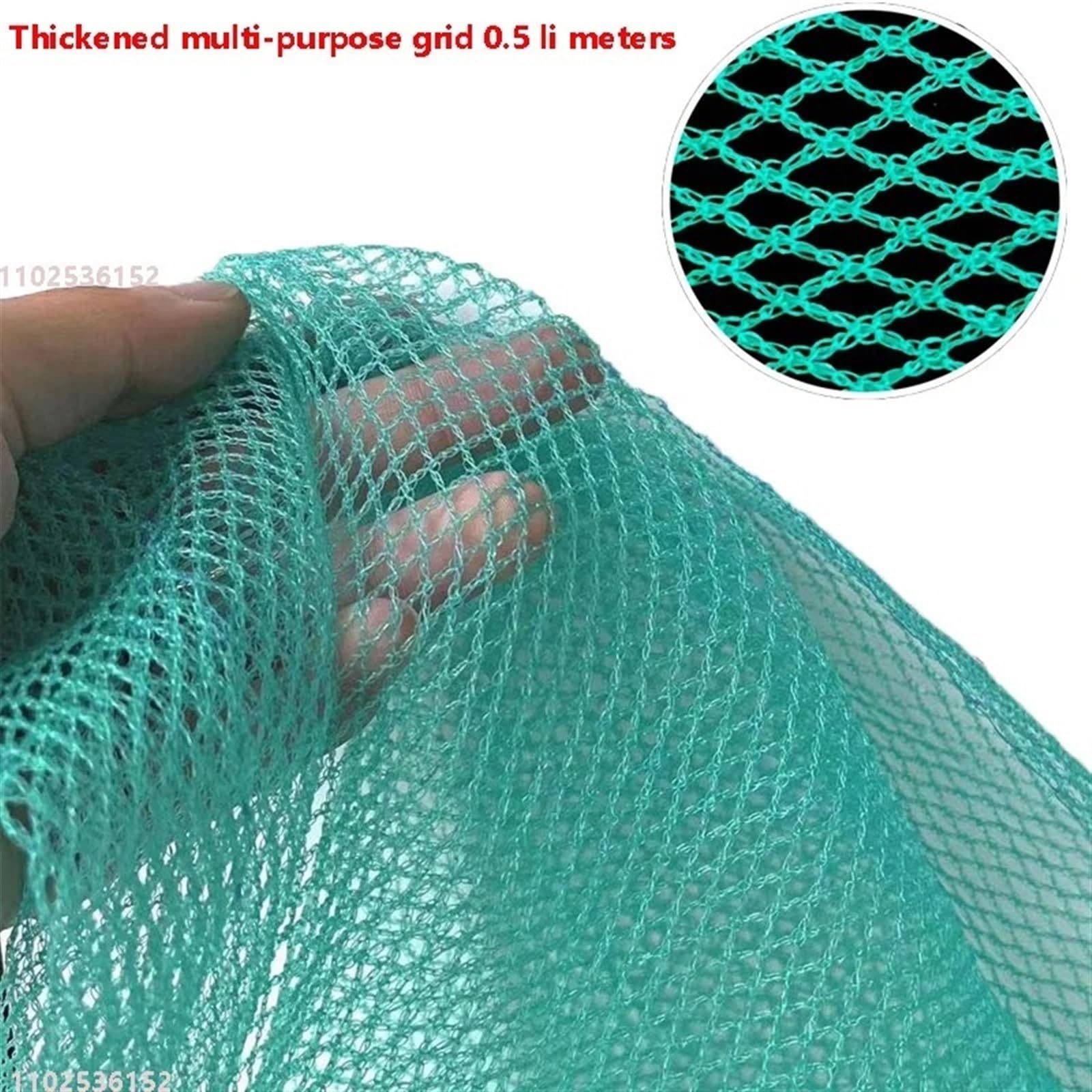 Gitter 0,5 cm Verdickung Mantel Trauben Kirsche Net Obst Baum Net Obstgarten Nylon Mantel Netting Kit Netz FüR Baum(2x10m)