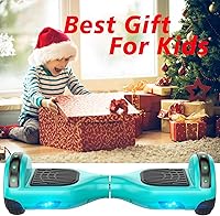 Vista 7 de UNI-SUN Self Balancing Scooter for Kids, 6.5" Two Wheels Scooter with Bluetooth and Lights for Girls Boys Kids Adults C04 Verde