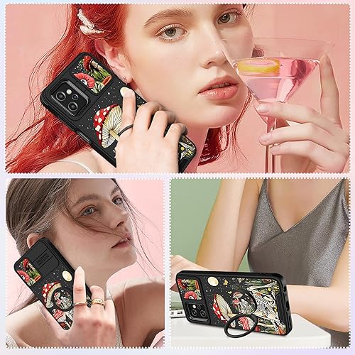 Miniatura 6 de Funda 2 en 1 para Moto G Power 5G 2023 para mujer, diseño de calavera de esqueleto, linda funda de teléfono para niñas, gótica, espeluznante,