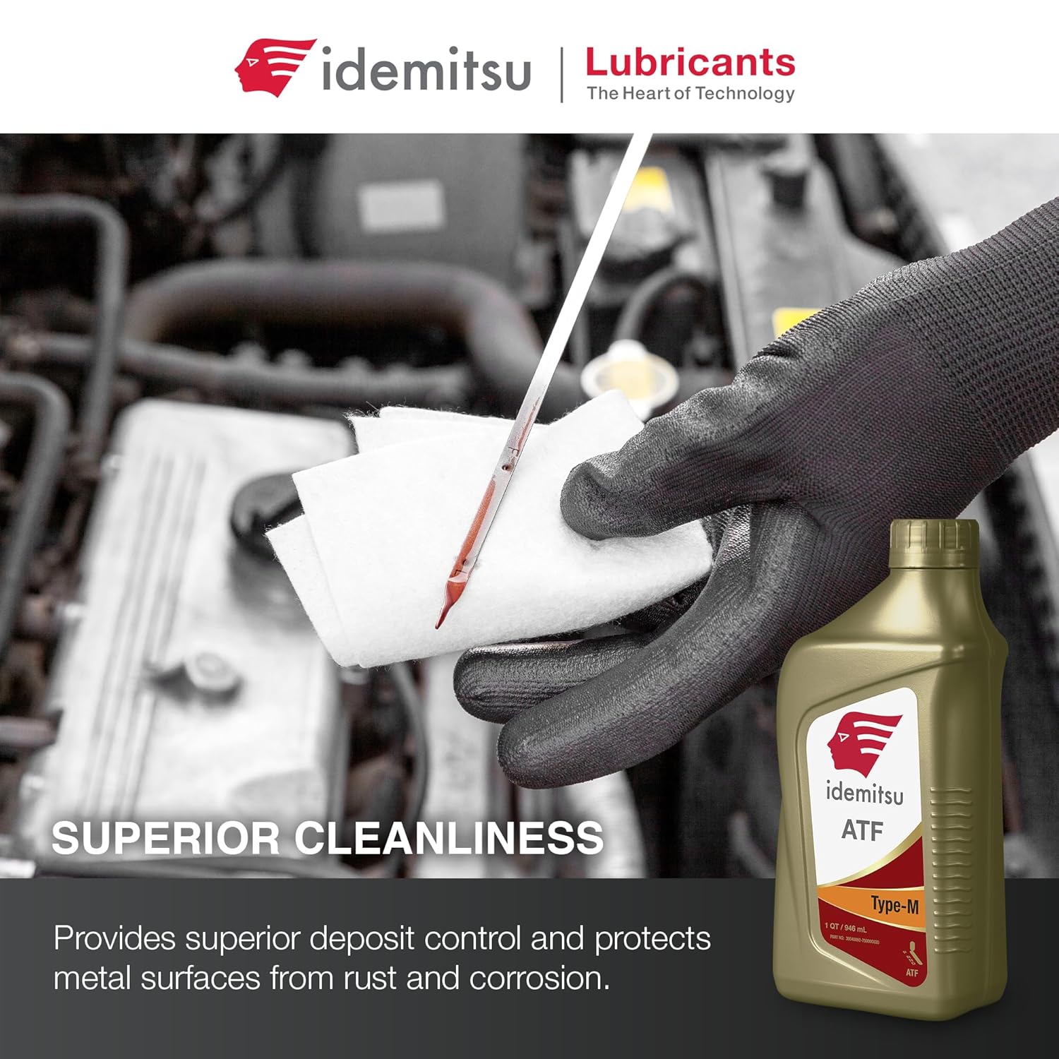 Idemitsu Automatic Transmission Fluid, 2pk - 1qt ATF Transmission Oil, Auto Transmission Fluid, Compatible with Mazda