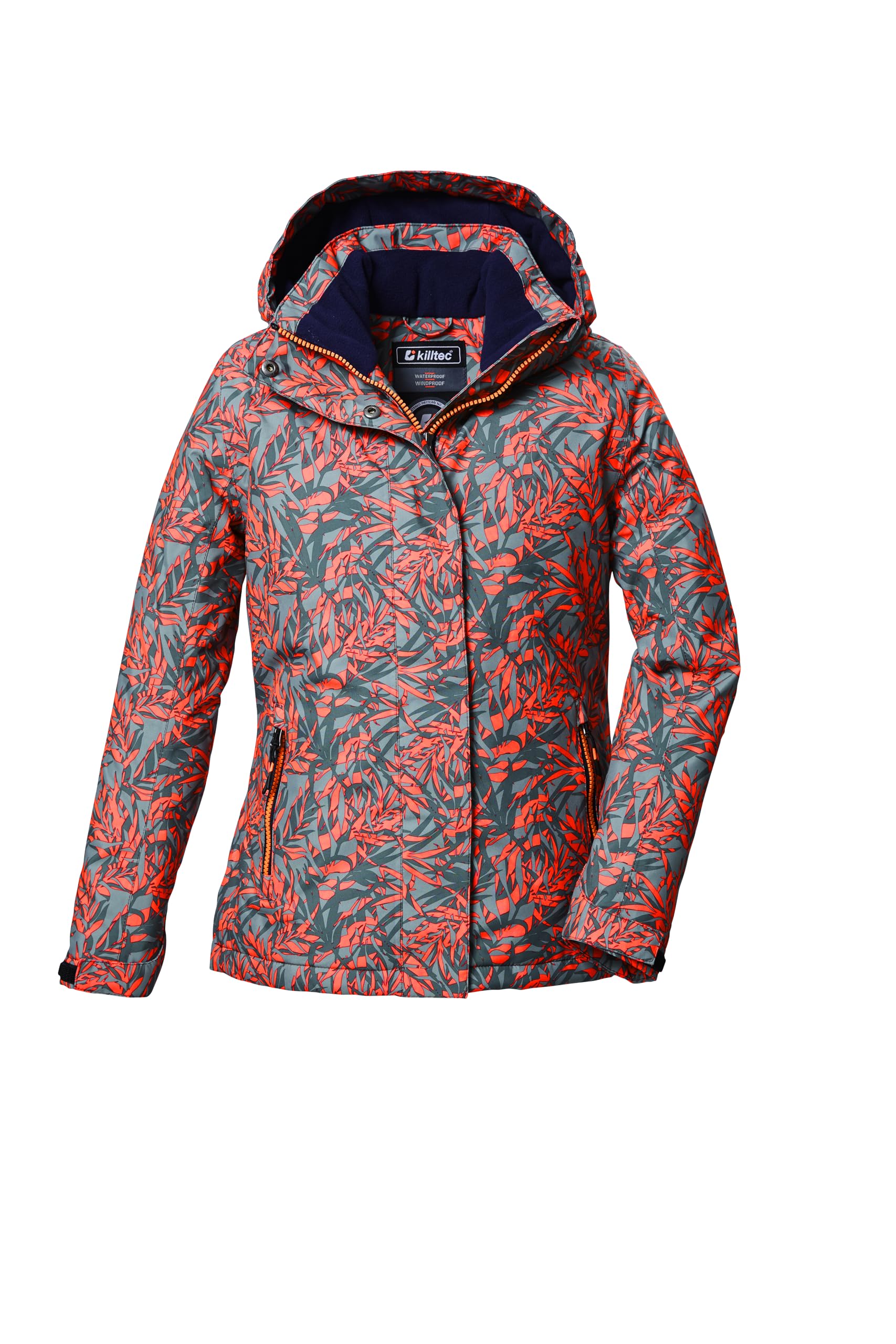 Killtec Kow 355 Grls Jckt Giacca funzionale/giacca outdoor con cappuccio e paraneve Bambine e ragazze