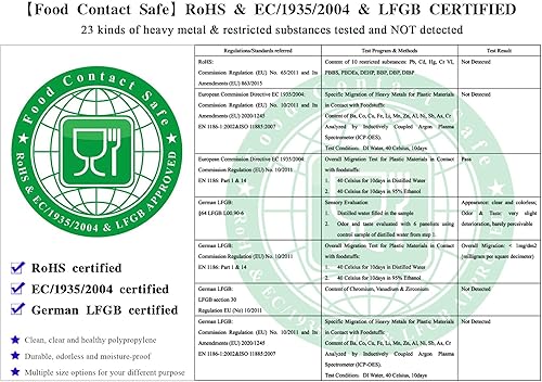 Miniatura 21 de Bolsas de celofán autoadhesivas transparentes de 6 x 9 pulgadas, 200 bolsas de polietileno de vidrio OPP de 2 mil para galletas, pan, brownie