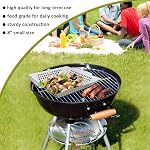 8” Panier à griller, HaSteeL petit BBQ Ensemble de paniers de gril 2 pour les légumes, Kabobs, Shrimps, Accessoires de grillage en acier inoxydable lourd pour tous les grils, Lave-vaisselle sans danger