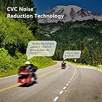 Vista 8 de EJEAS V4 Plus Sistema de Comunicación de Casco, Auriculares Bluetooth V5.1 para Motocicleta 1500m con Intercomunicador de Casco, Reducción