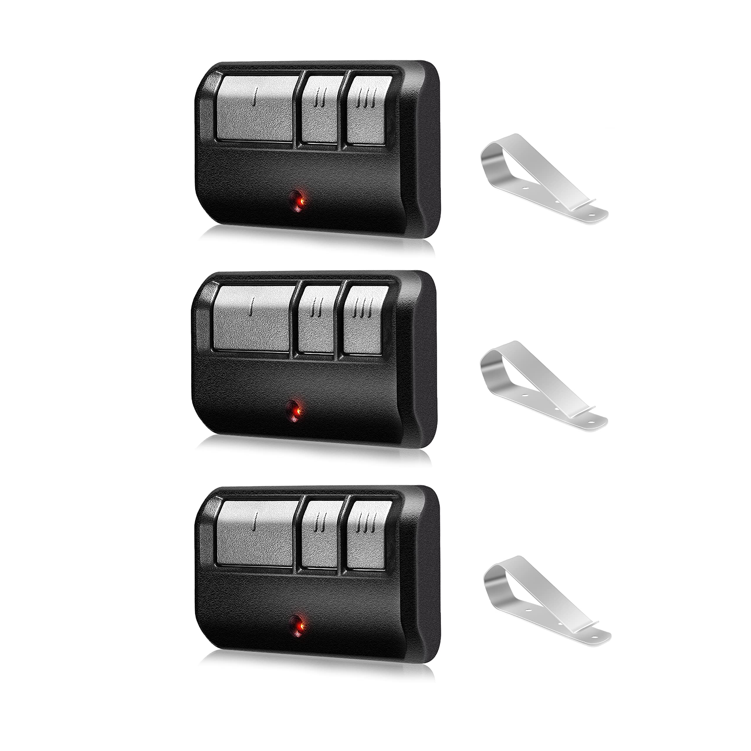 Lot of 3 Liftmaster 893MAX 895MAX Universal Remote for Liftmaster/Chamberlain/Sears Craftsman/Genie/Linear Garage Door Openers