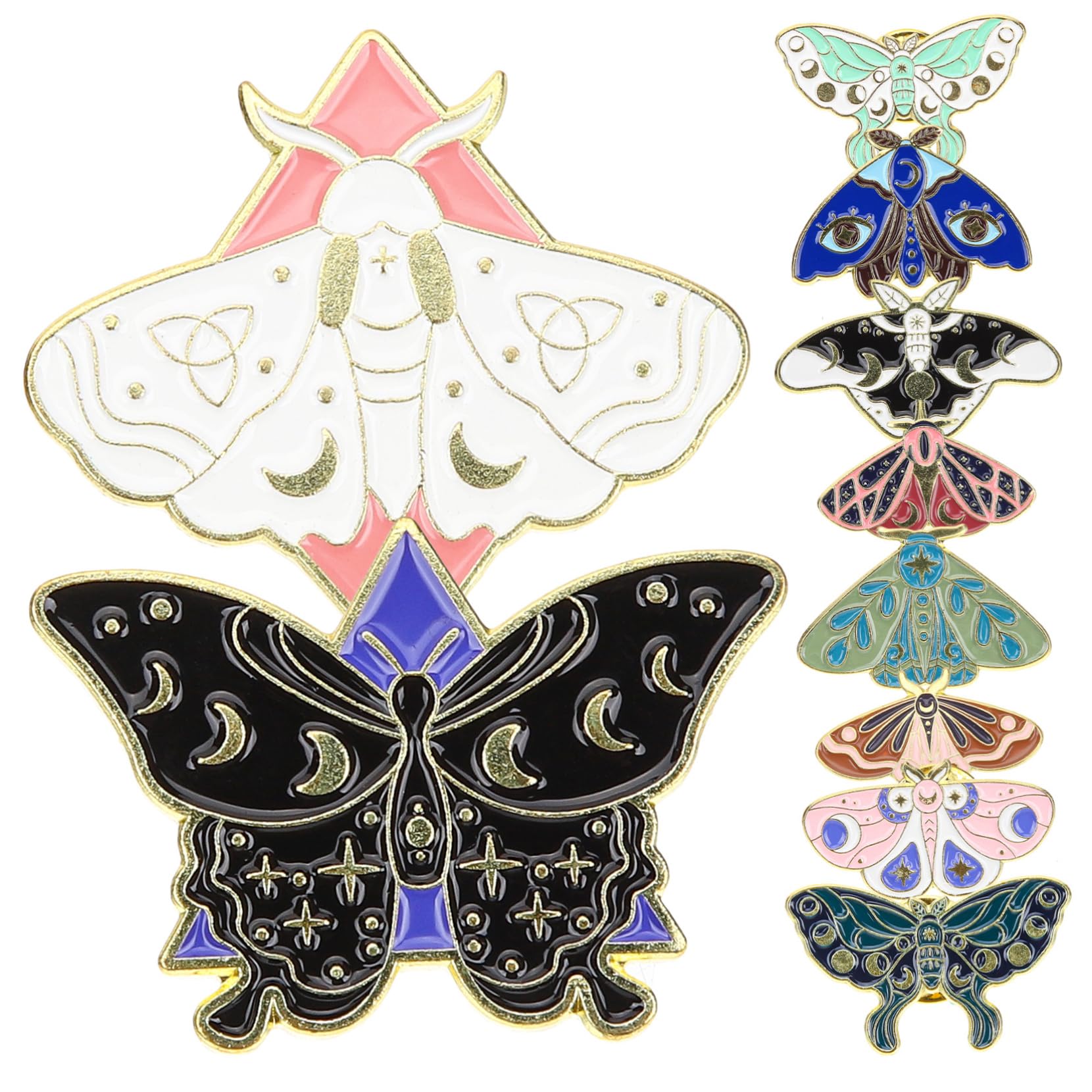SHERCHPRY Schmetterling Emaille Brosche Tierbrosche Dekorative Schalklammer Schalnadel Aus Emaille Brosche Weihnachten Bastelzeug Kleidung Brosche Schal Brosche Legierung