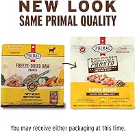 Vista 2 de Primal Comida para Perros Cachorro Liofilizada, Pronto Mini Nuggets; Sirva con Cuchara, Comida Completa y Equilibrada; También Use Como Tapa