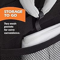 Vista 7 de Drive - Basurero plegable para automóvil con 20 bolsas, a prueba de fugas, negro, mediano