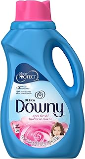 Downy Ultra Liquid Fabric Conditioner (Fabric Softener), April Fresh, 40 Loads 34 fl oz