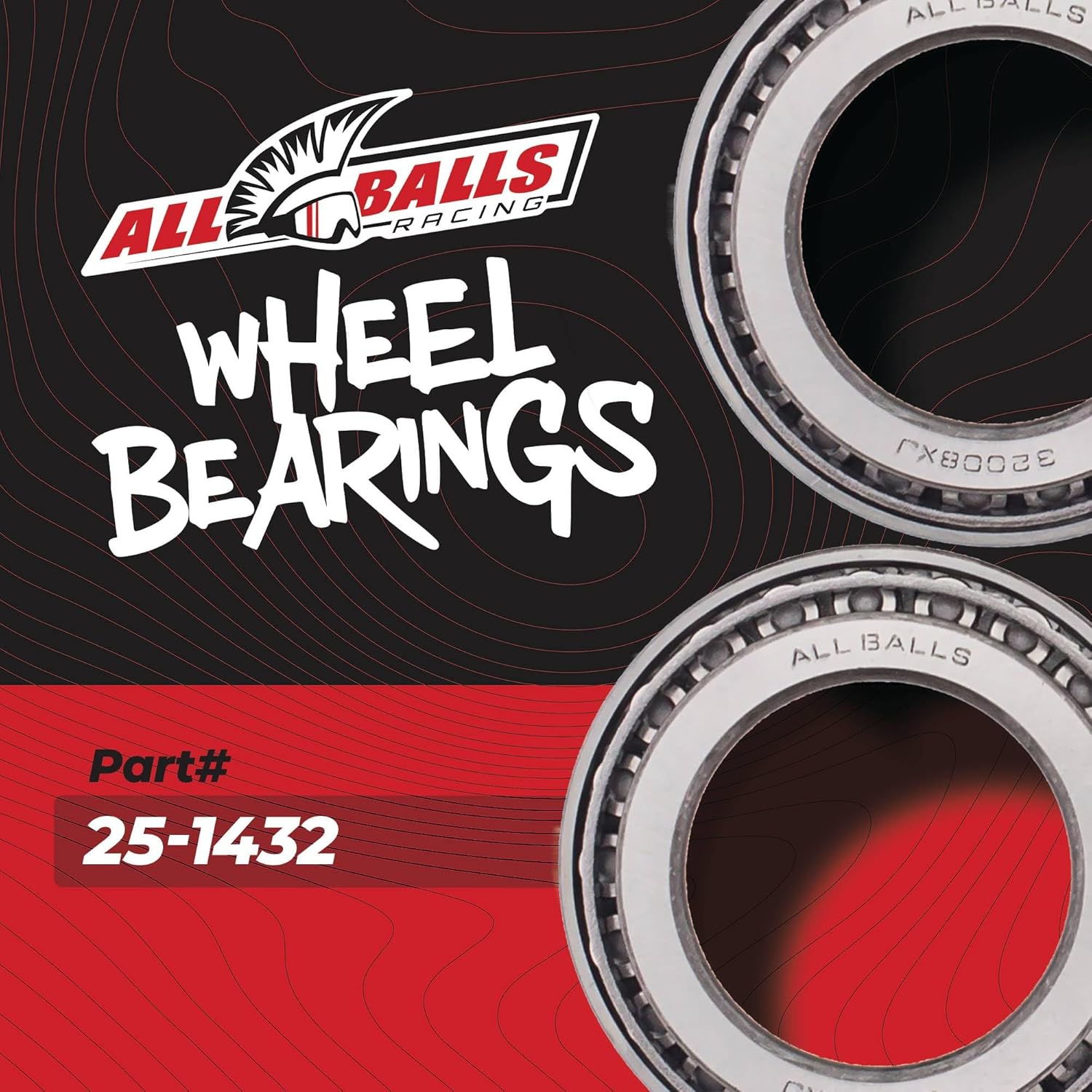 All Balls Wheel Bearing Kit Compatible with/Replacement for Can-Am, 25-1432