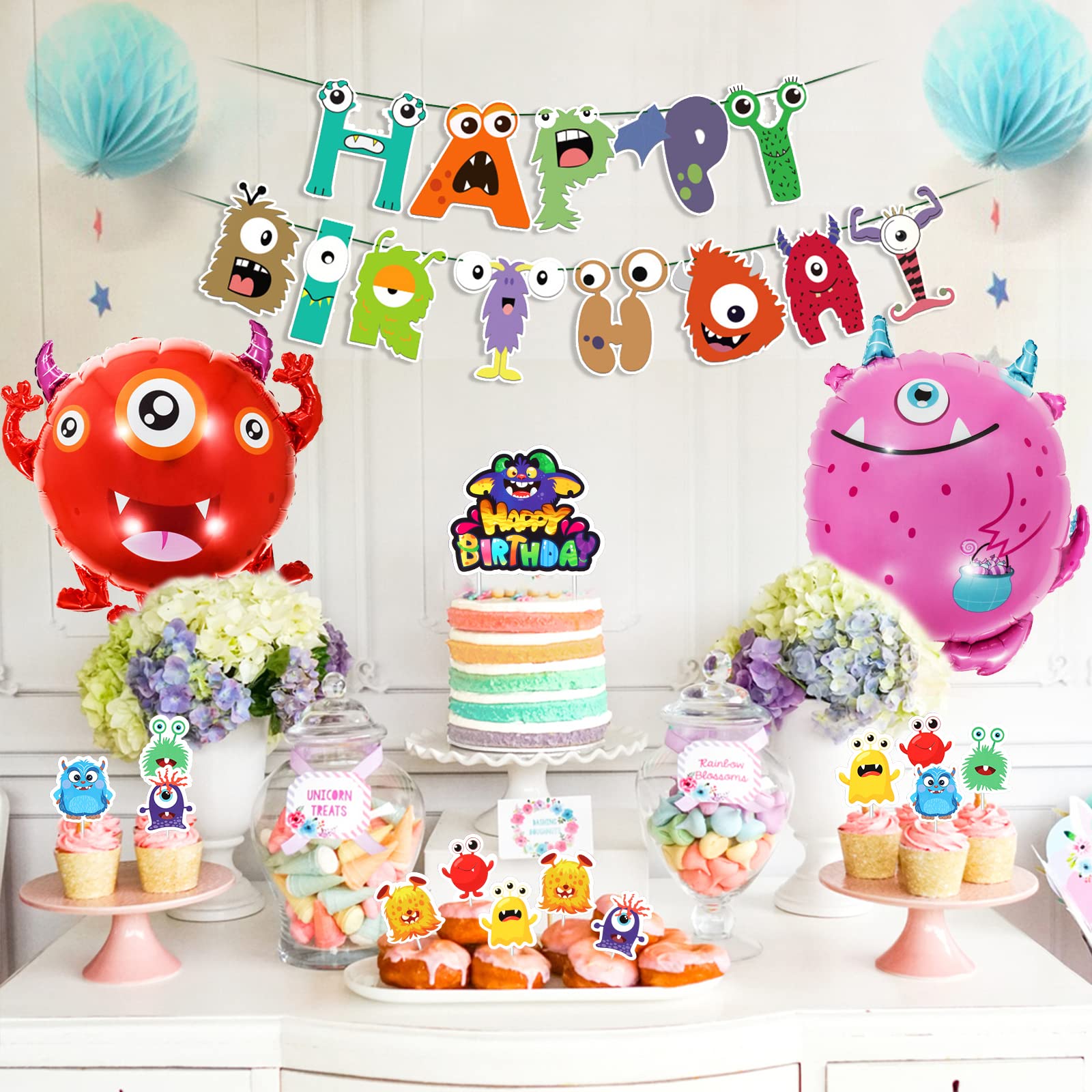 Kit Decorazioni Compleanno 125 Pezzi - Banner, Palloncini, Piatti, Tovaglie Per Feste Bambini - Foto 6