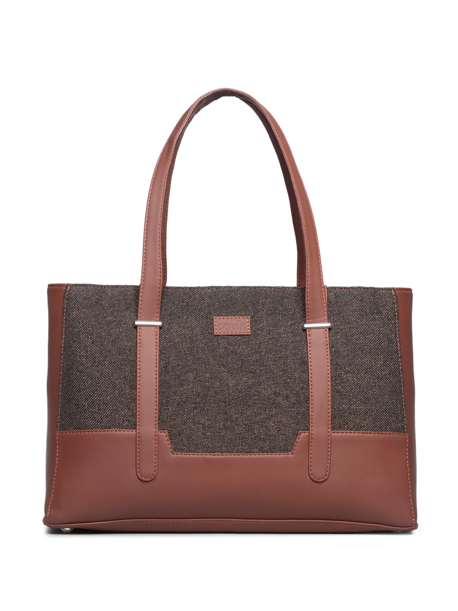 Buy ZOUK Bristel Printed Vegan Leather Orange Maya Multitasker