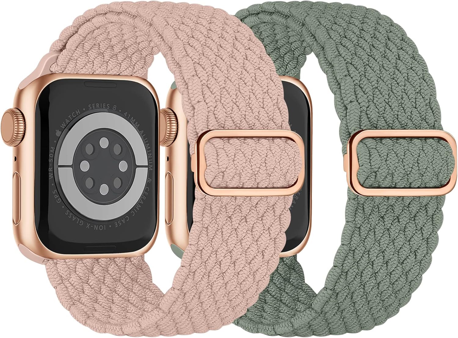 Geflochtenes Armband Kompatibel mit Apple Watch 38mm 40mm 41mm