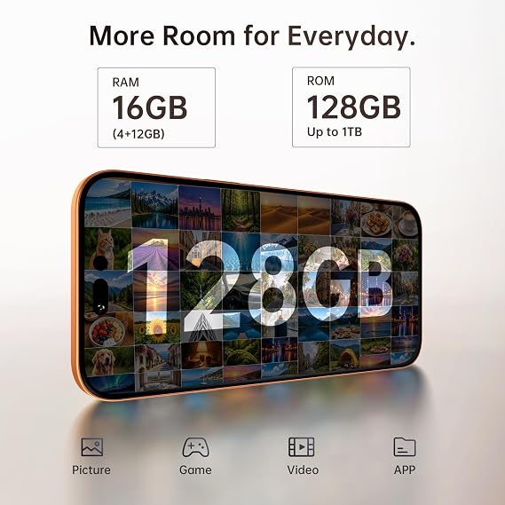 C17 Plus Unlocked Phones Android 16 with Gemini AI Cell Phone