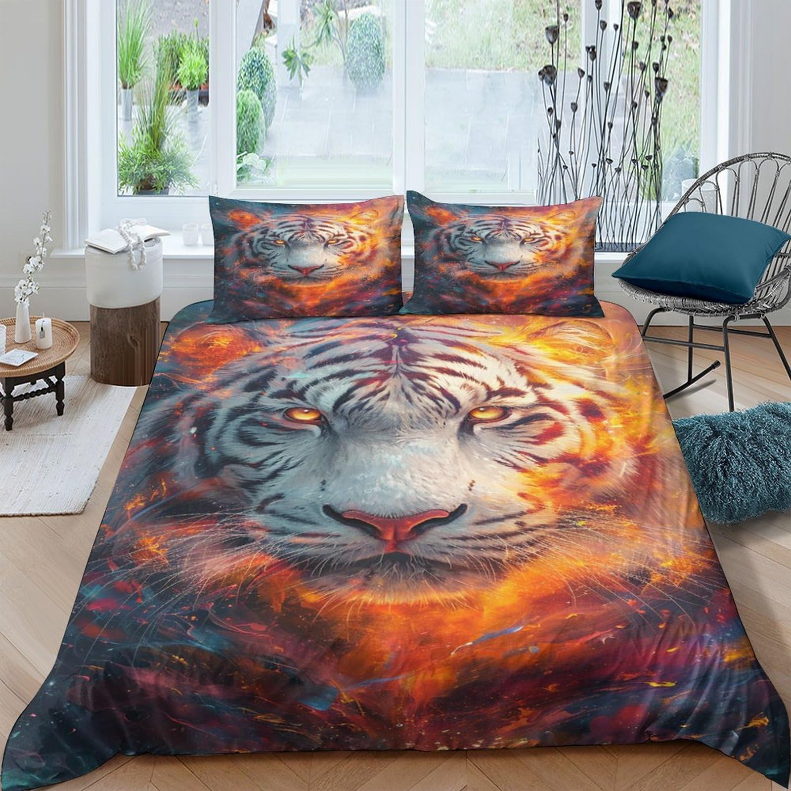 Housse de couette tigre 3D pour transformer l'ambiance d'une chambre d'ado ou adulte