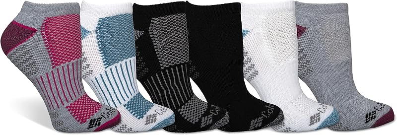 medias para mujer Athletic No Show 6 pares, surtidos, zapatos para mujer 4-10