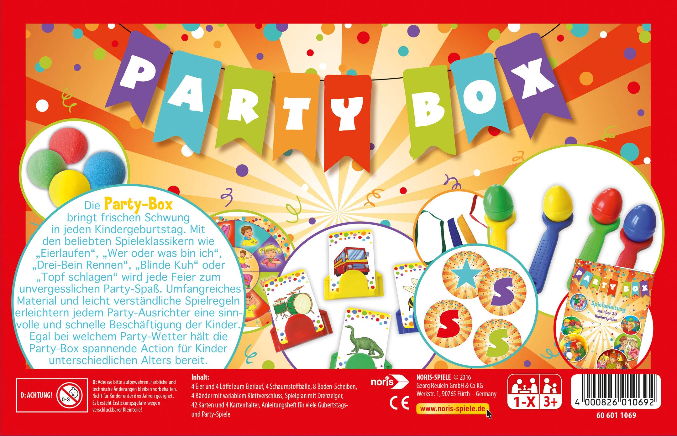noris 606011069 - Party Box für Kinder