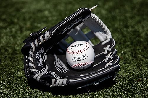 Miniatura 9 de Rawlings Guante de béisbol y sóftbol Sure Catch Modelos de T-Ball, para jóvenes y adultos recreativos Múltiples tallas y estilos