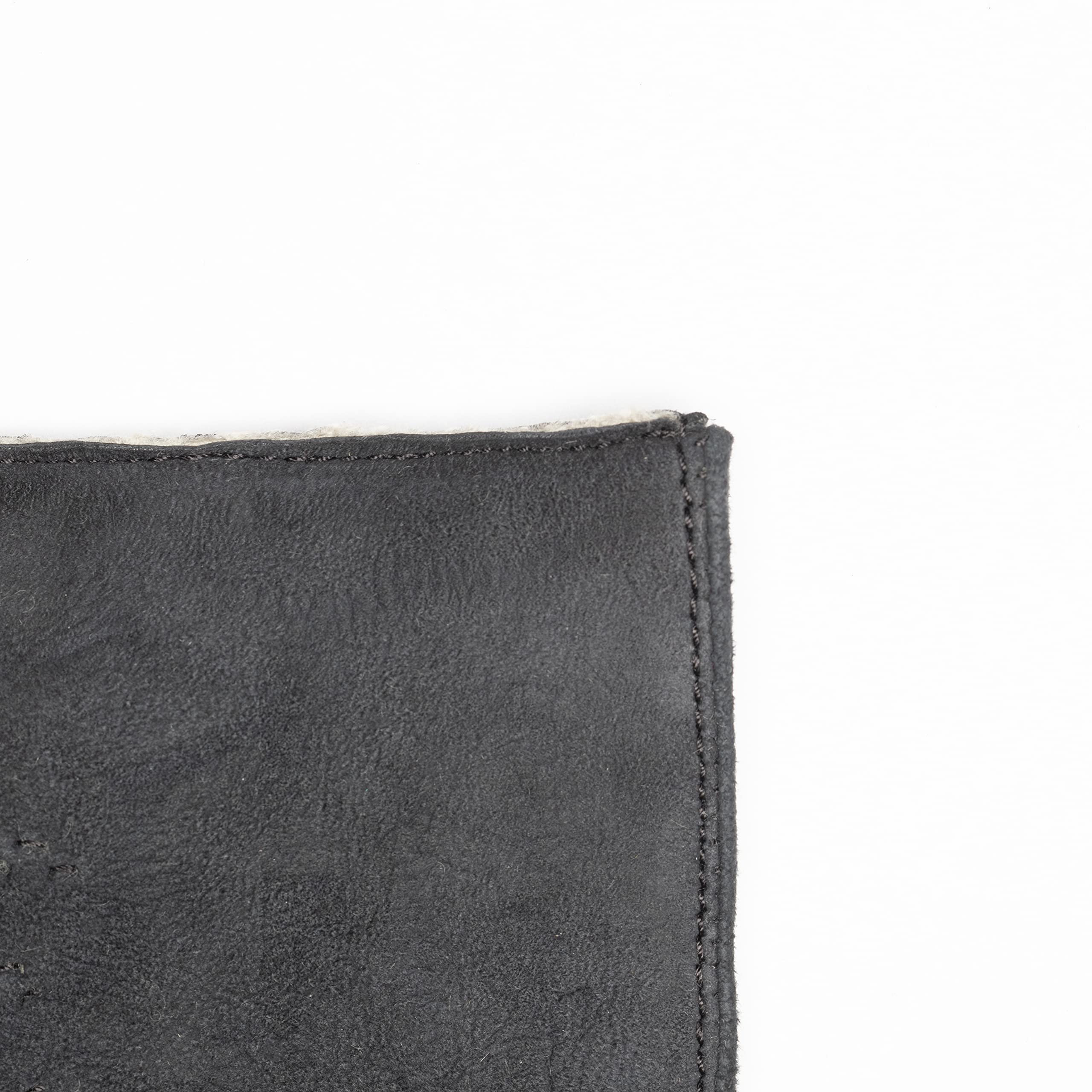 EEM gants en cuir pour femme, cuir d'agneau doux de Nouvelle-Zélande, fourrure douillette, cousus à la main