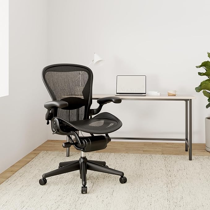 Silla Herman Miller Aeron Fully Loaded con Reposacabezas miniatura 2