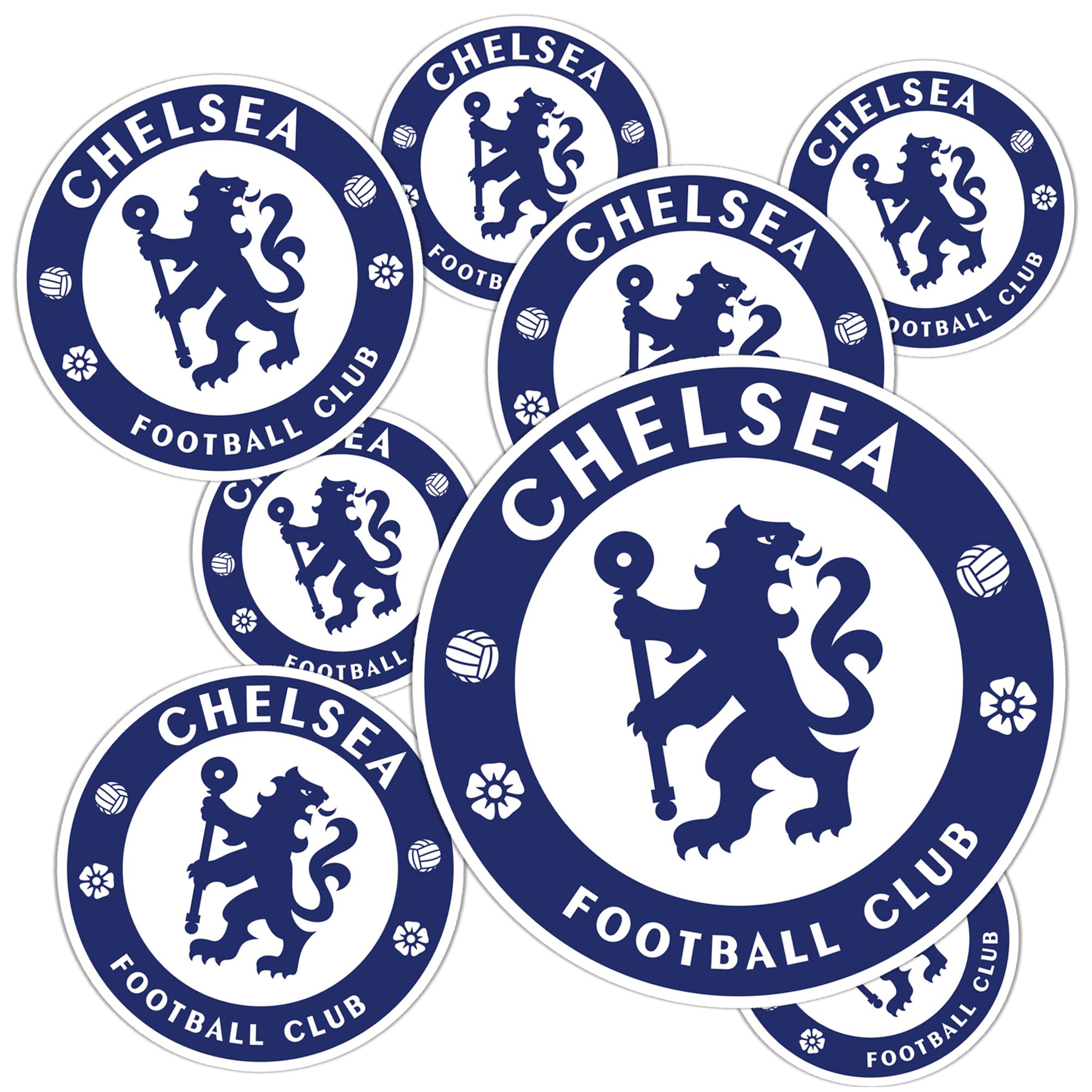 Autocollant Chelsea FC Lions bleus de Londres en vinyle découpé T3