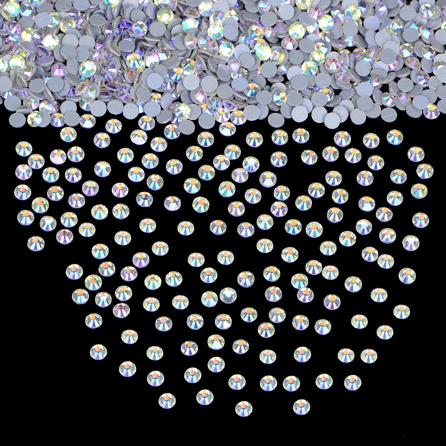 LPBeads 3000 sztuk SS16 Paradise Shine Hotfix Rhinestones Flatback Okrągły Kryształ Rhinestone Kamienie do Rzemiosła Nail Art Ubrania Buty Torby DIY