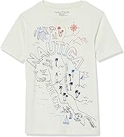 Vista 1 de Nautica Boys' Short Sleeve Legacy Graphic Crew Neck T-Shirt